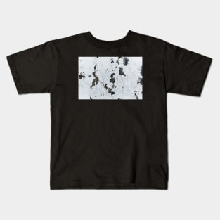 Cracked White Paint Eroded Wall Kids T-Shirt